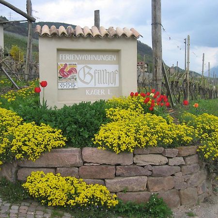 Gfillhof Ferienwohnung 3 Appiano Sulla Strada Del Vino Eksteriør bilde